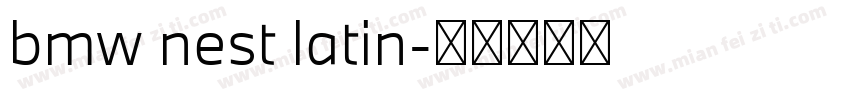 bmw nest latin字体转换